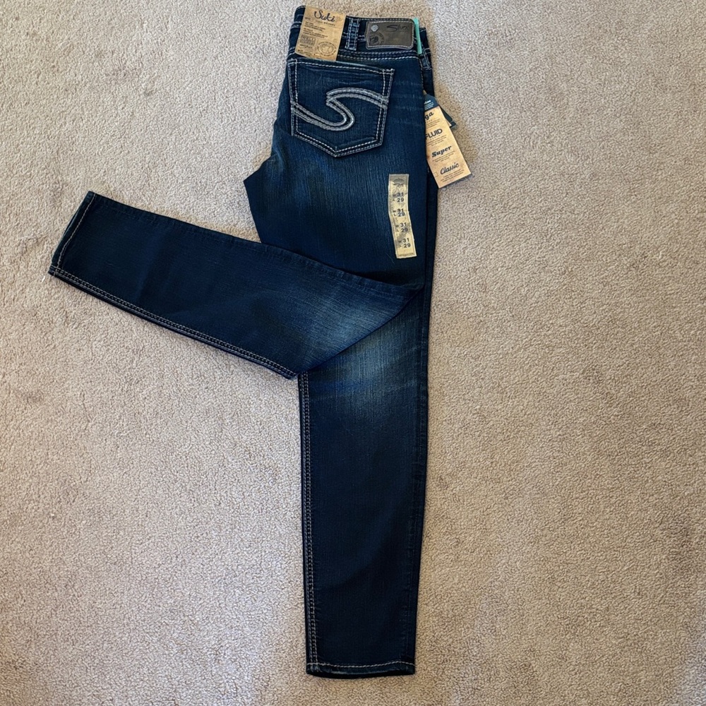 Silver Indigo Slim Jeans